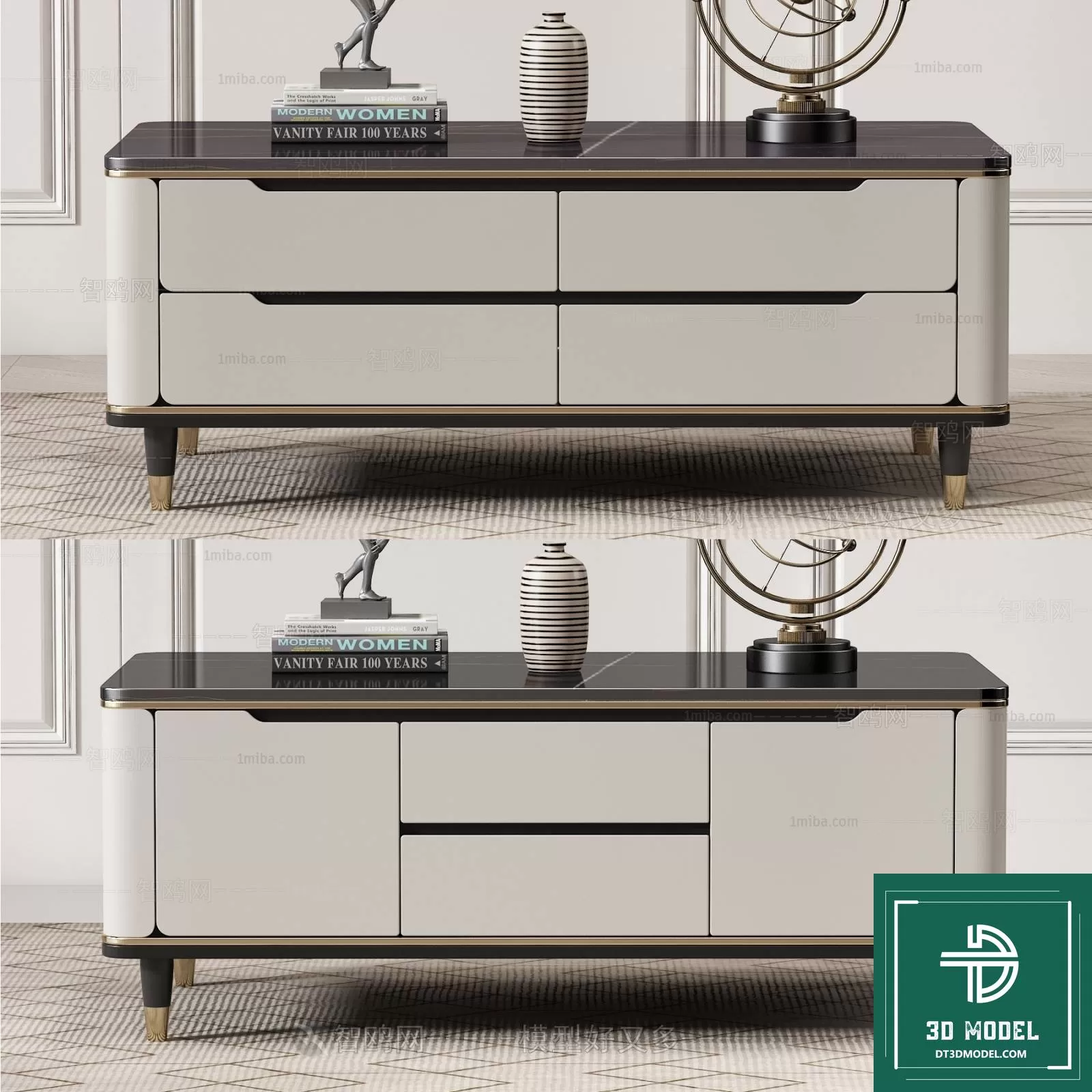 TEA TABLE – SOFA TABLE – 3D MODELS – 012