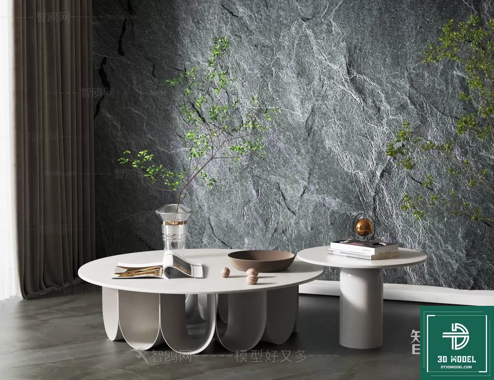 TEA TABLE – SOFA TABLE – 3D MODELS – 013