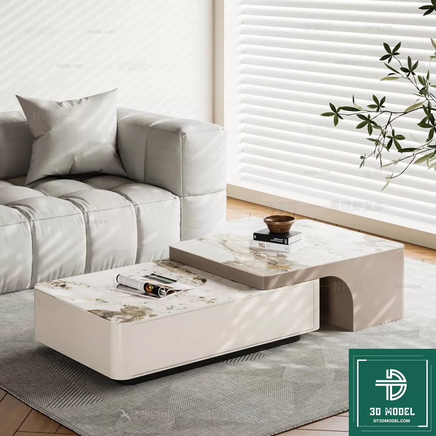 TEA TABLE – SOFA TABLE – 3D MODELS – 015