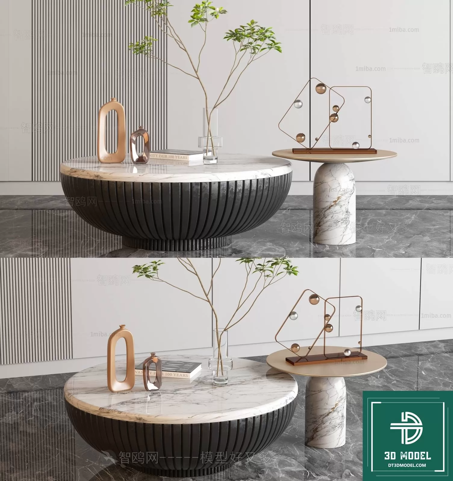 TEA TABLE – SOFA TABLE – 3D MODELS – 017