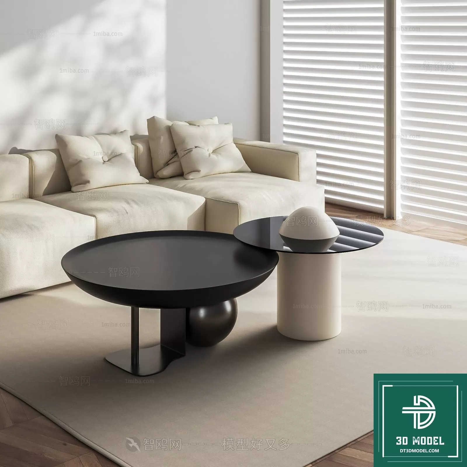 TEA TABLE – SOFA TABLE – 3D MODELS – 021