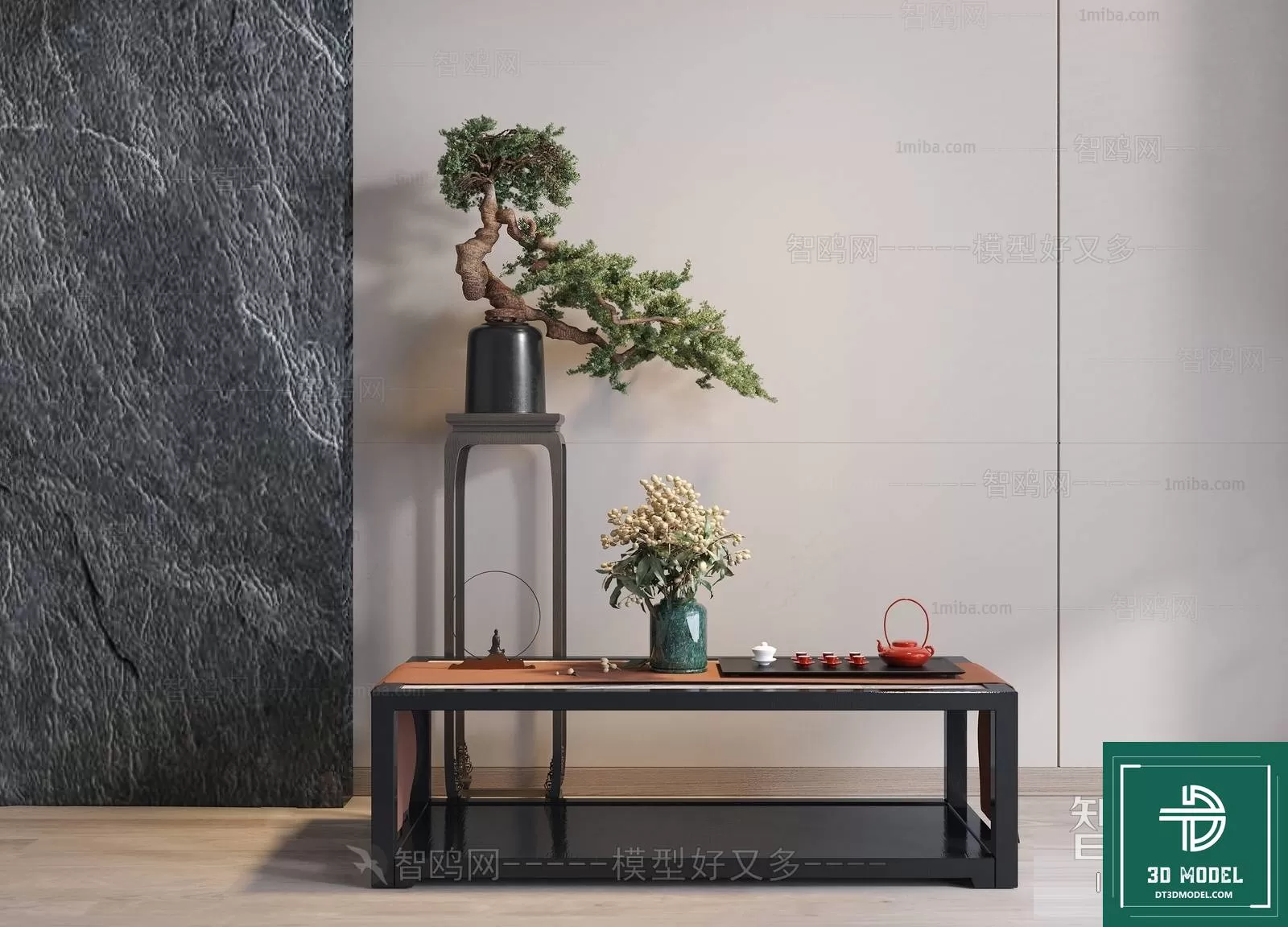 TEA TABLE – SOFA TABLE – 3D MODELS – 022