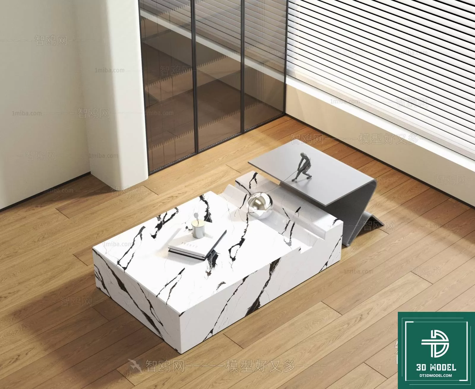 TEA TABLE – SOFA TABLE – 3D MODELS – 025