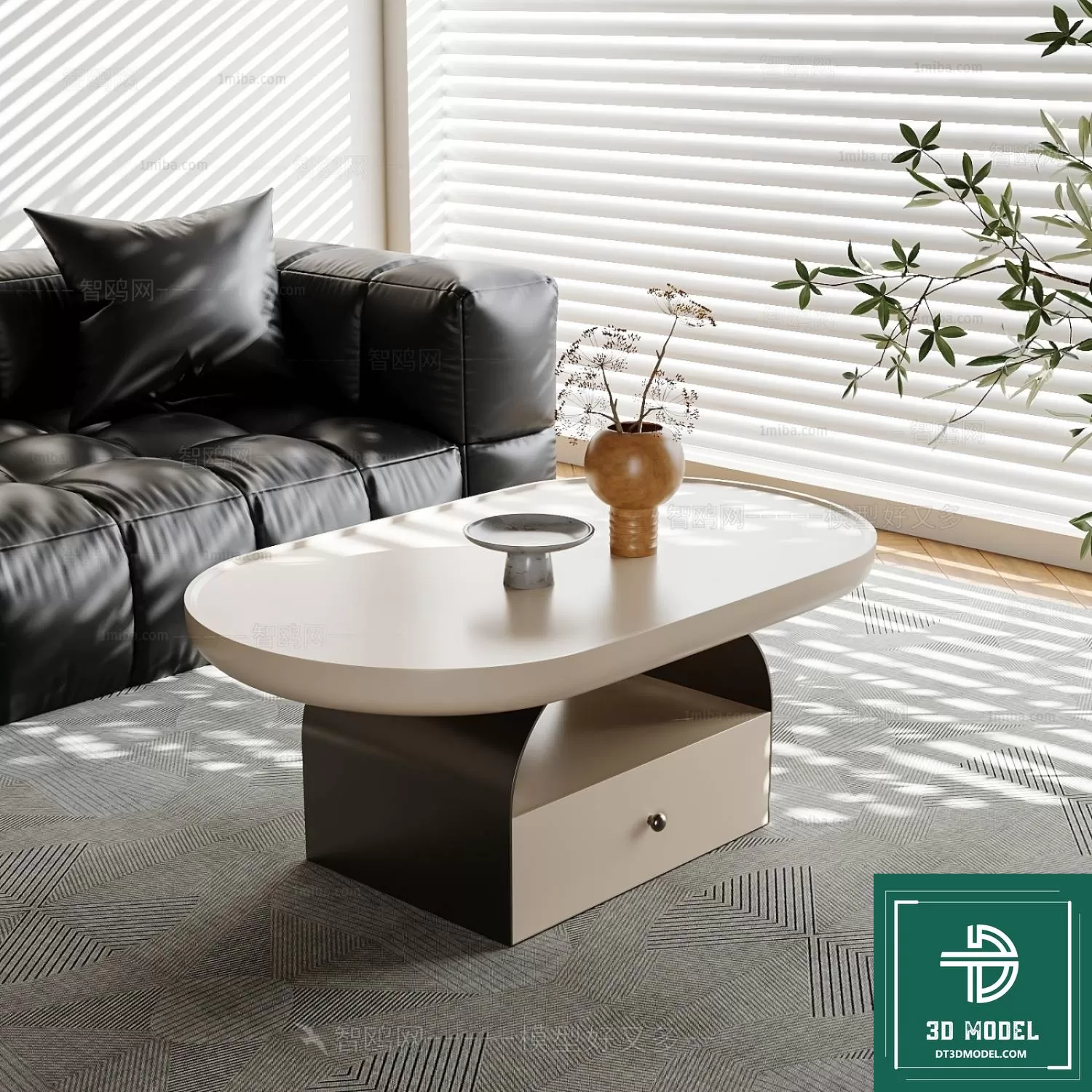 TEA TABLE – SOFA TABLE – 3D MODELS – 029