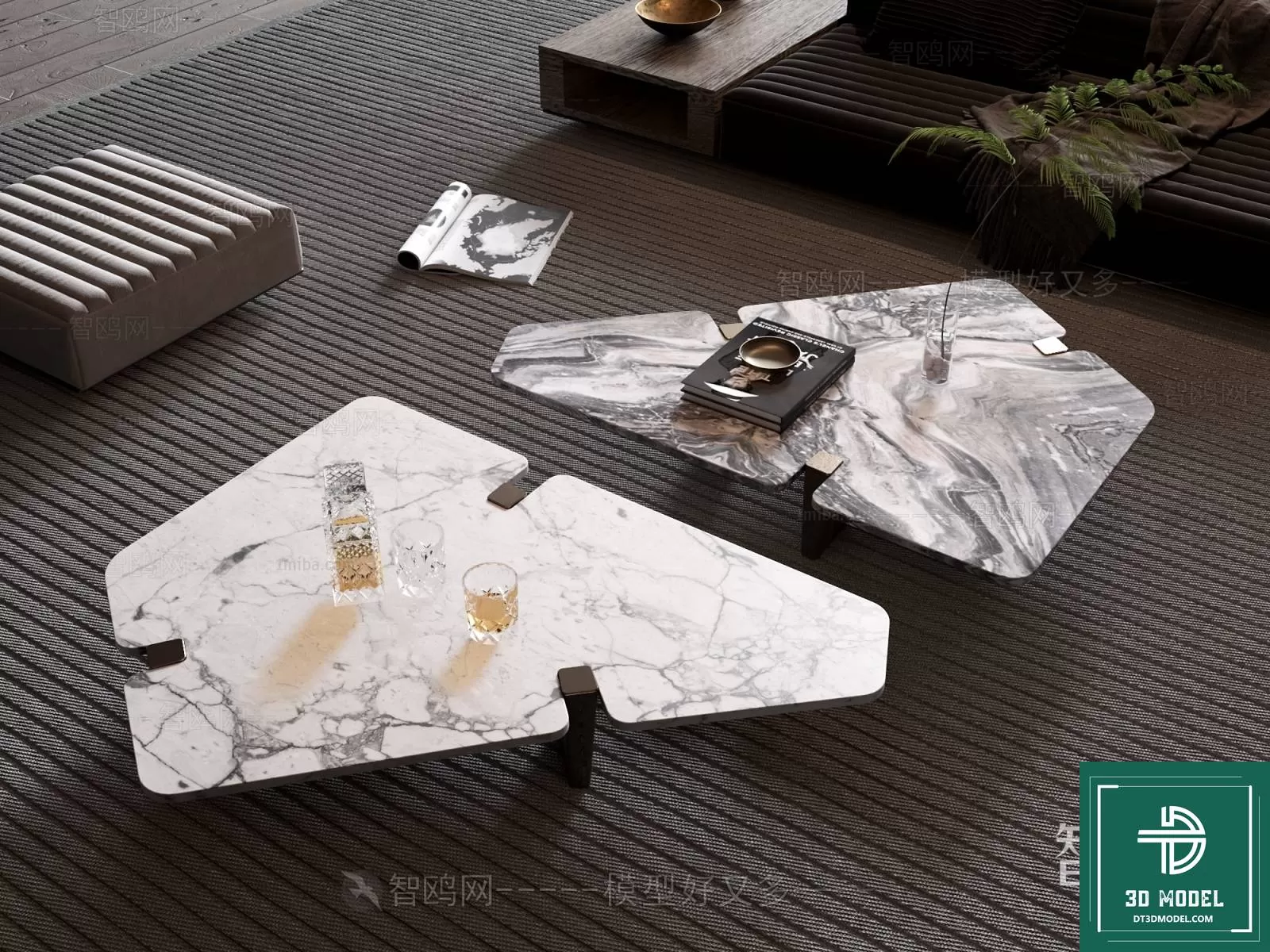 TEA TABLE – SOFA TABLE – 3D MODELS – 030