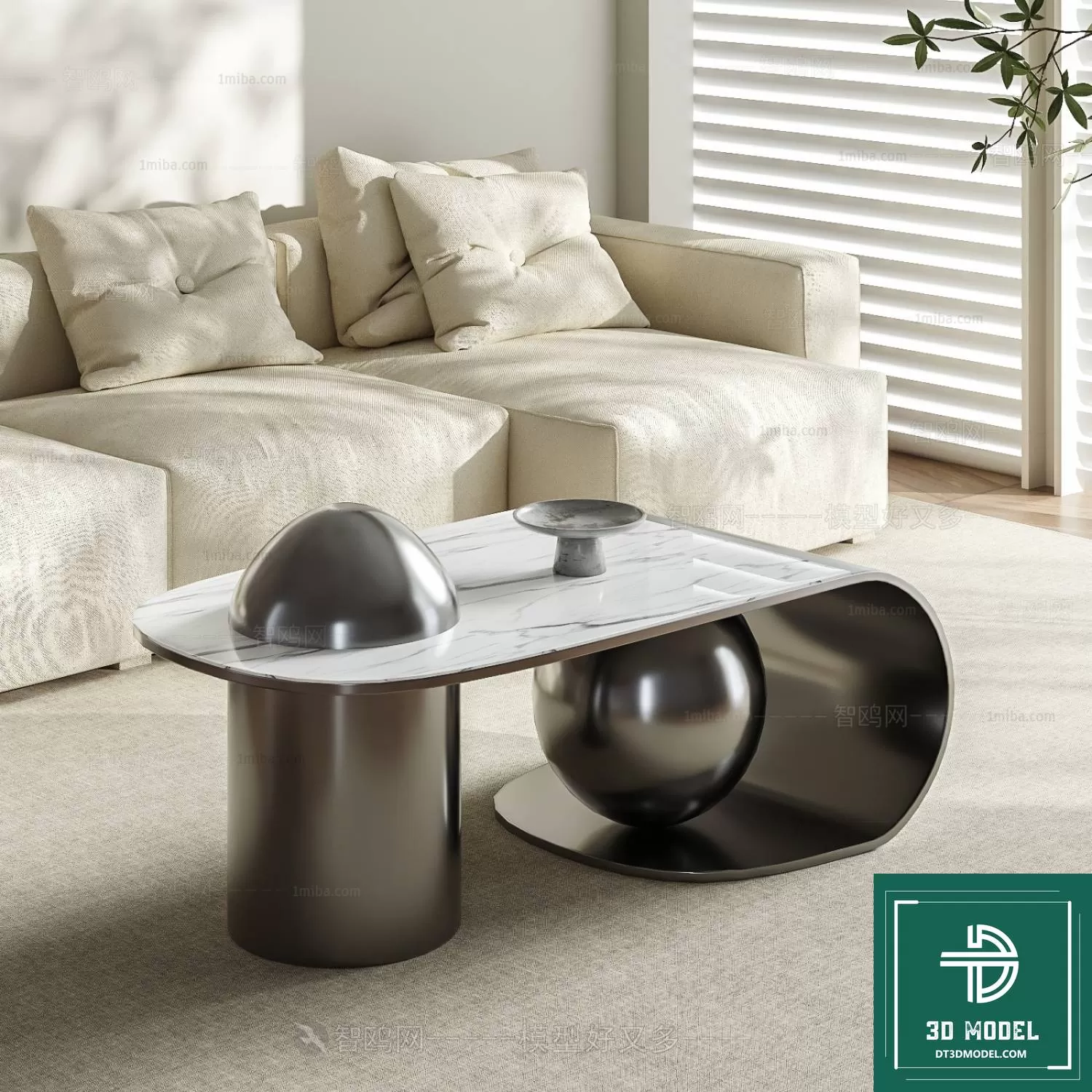 TEA TABLE – SOFA TABLE – 3D MODELS – 031