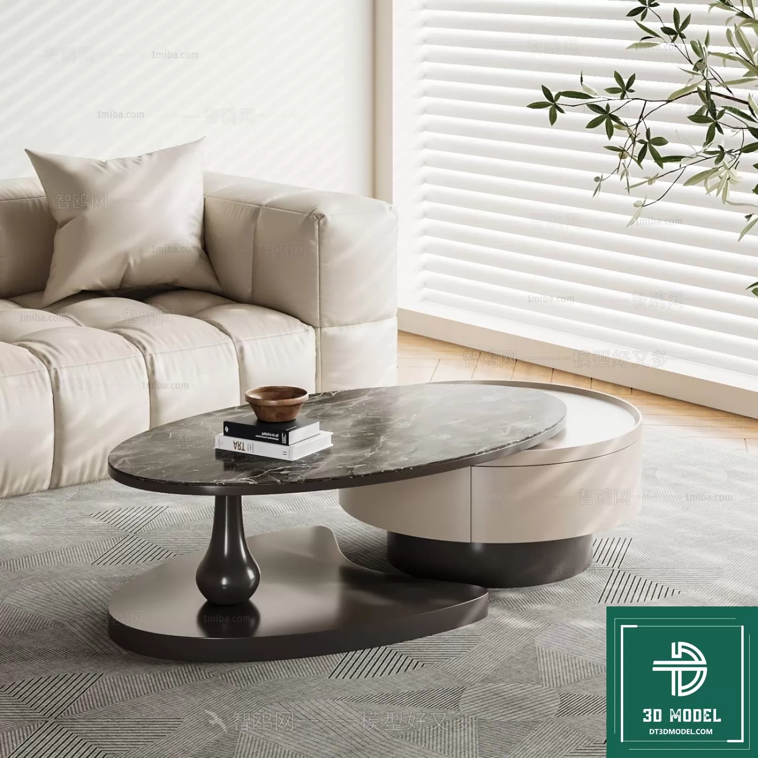 TEA TABLE – SOFA TABLE – 3D MODELS – 035