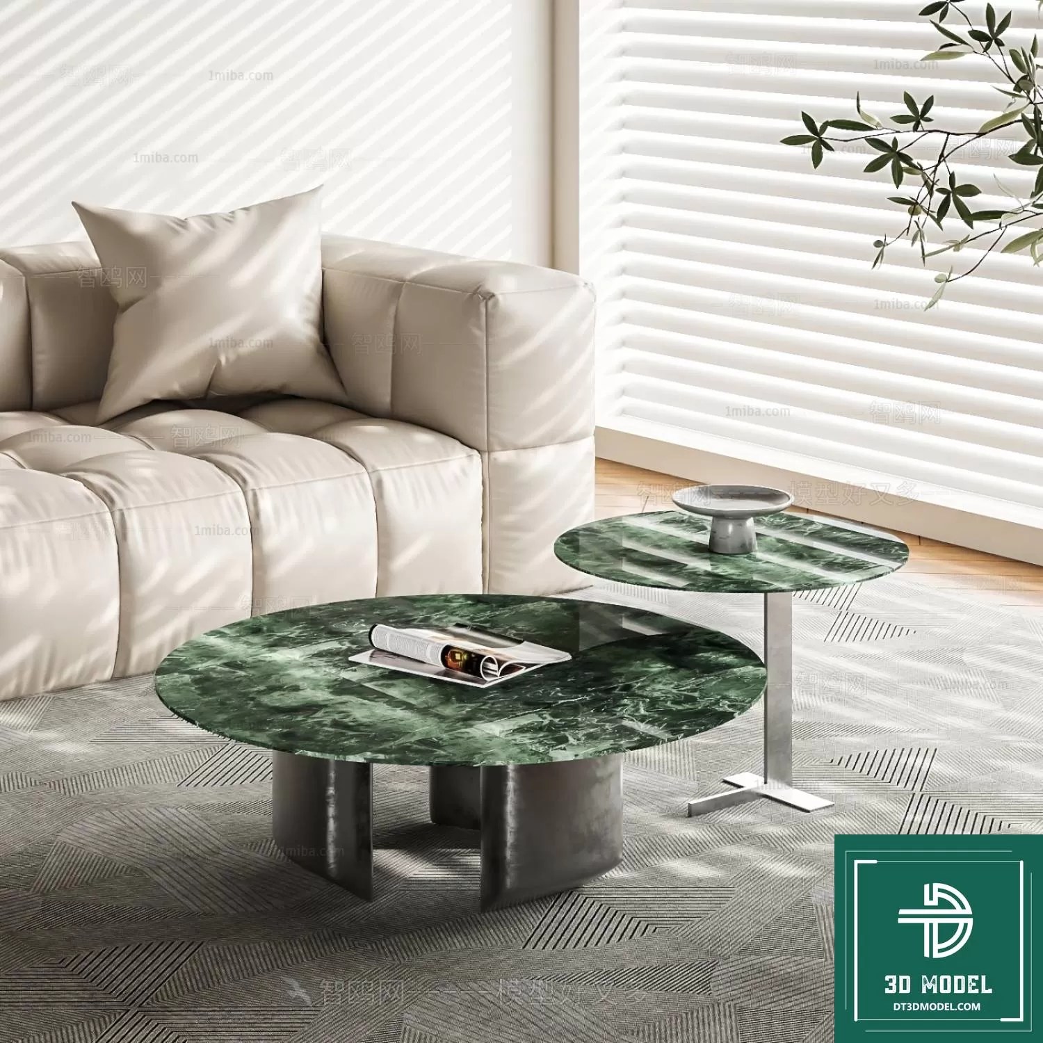 TEA TABLE – SOFA TABLE – 3D MODELS – 036