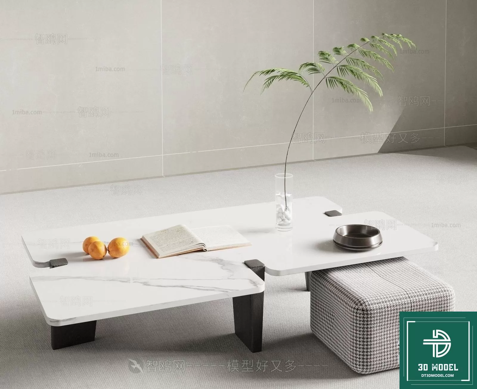 TEA TABLE – SOFA TABLE – 3D MODELS – 039