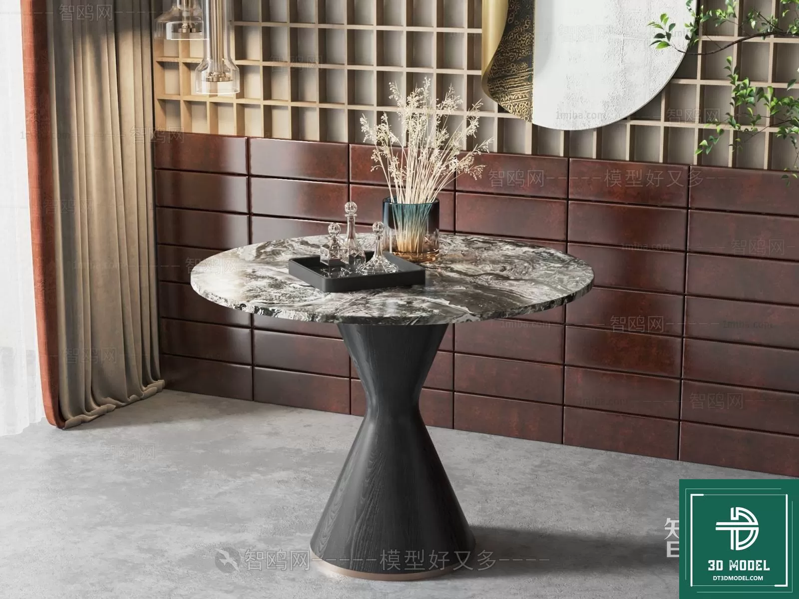 TEA TABLE – SOFA TABLE – 3D MODELS – 042