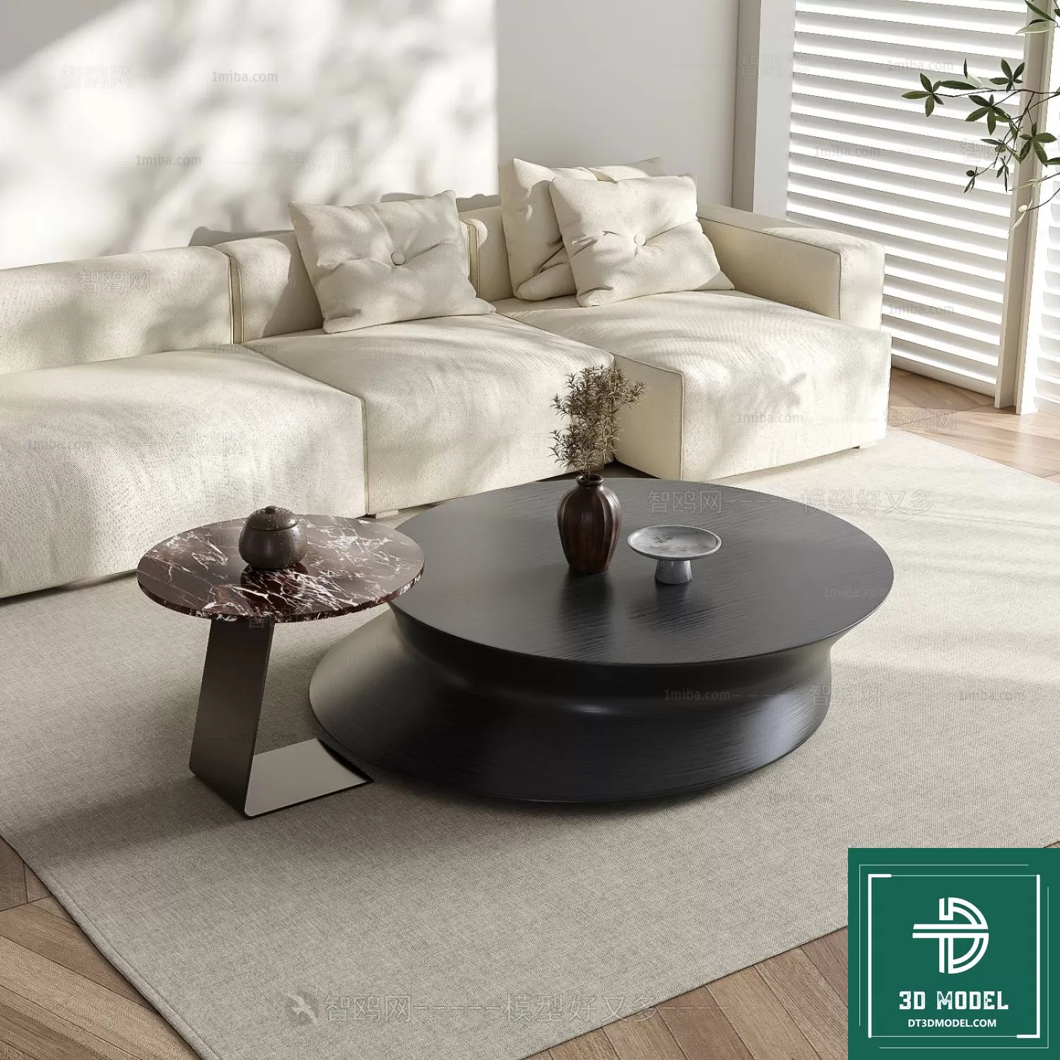 TEA TABLE – SOFA TABLE – 3D MODELS – 045