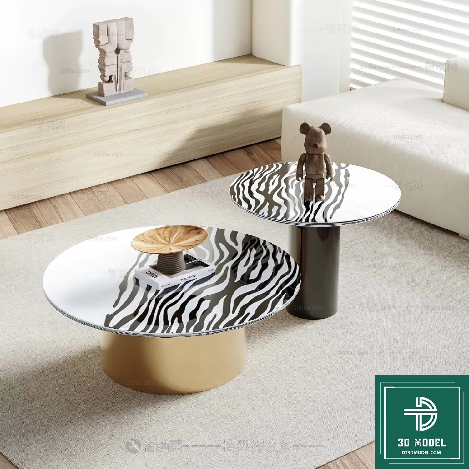 TEA TABLE – SOFA TABLE – 3D MODELS – 049