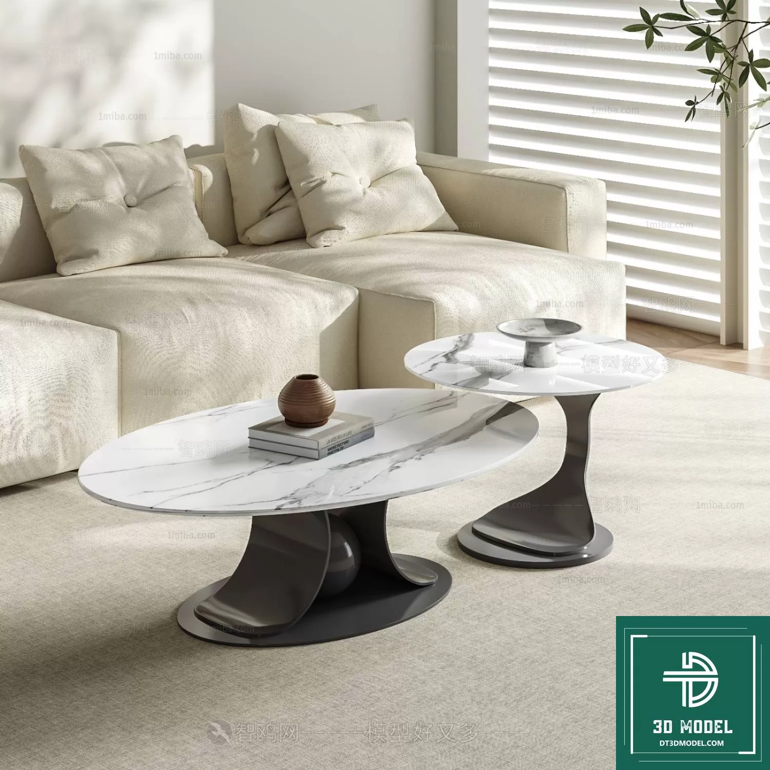 TEA TABLE – SOFA TABLE – 3D MODELS – 051