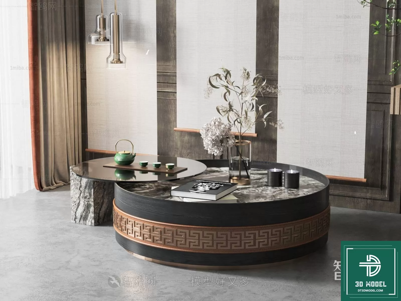 TEA TABLE – SOFA TABLE – 3D MODELS – 056