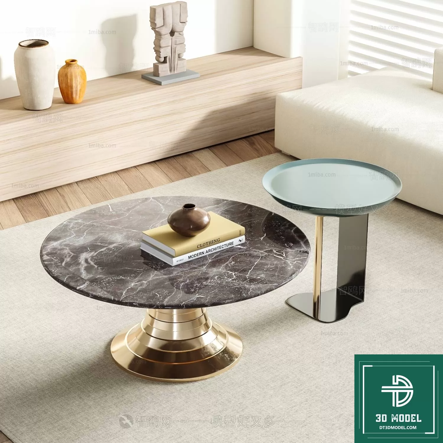 TEA TABLE – SOFA TABLE – 3D MODELS – 058