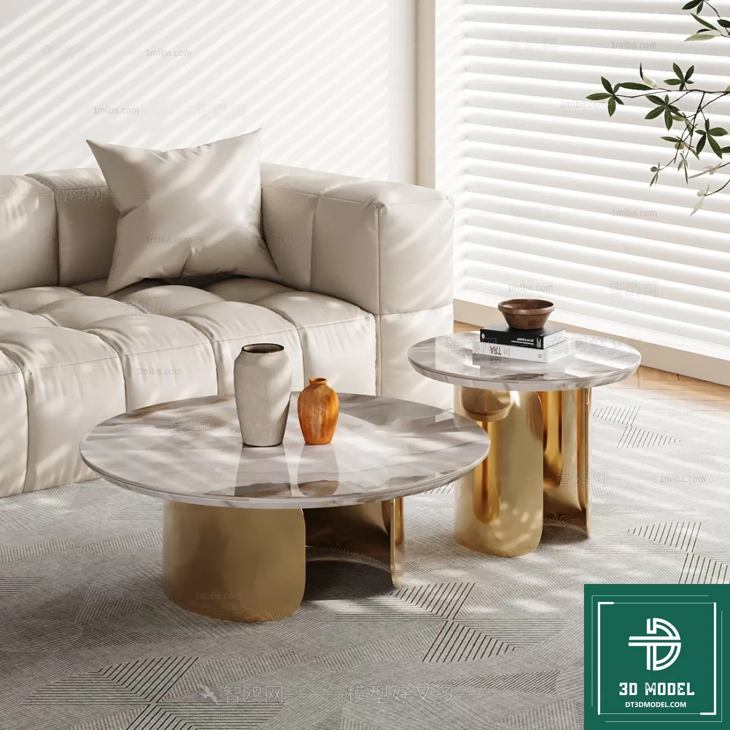 TEA TABLE – SOFA TABLE – 3D MODELS – 064