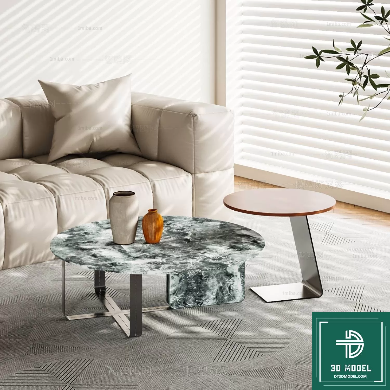 TEA TABLE – SOFA TABLE – 3D MODELS – 072