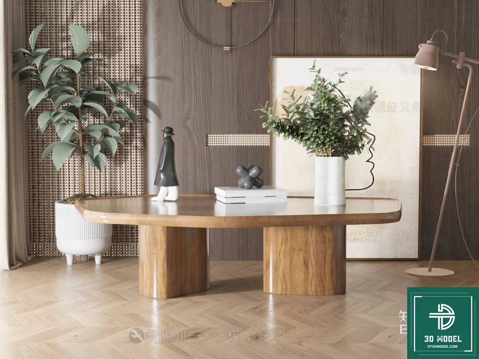 TEA TABLE – SOFA TABLE – 3D MODELS – 079