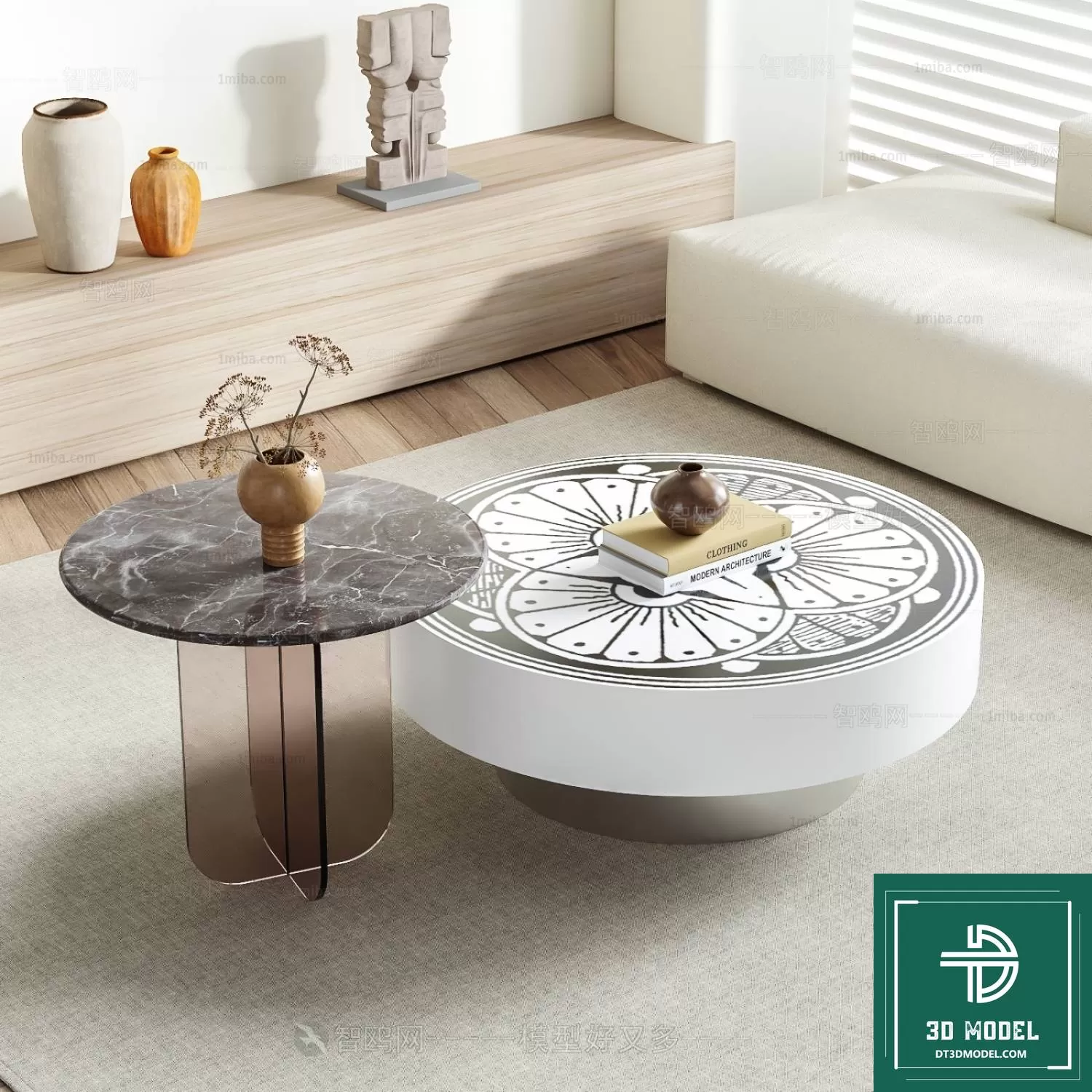 TEA TABLE – SOFA TABLE – 3D MODELS – 081