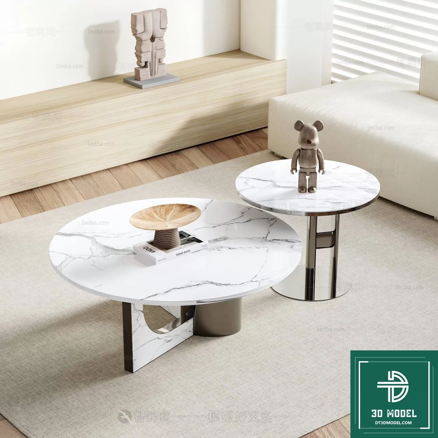 TEA TABLE – SOFA TABLE – 3D MODELS – 083