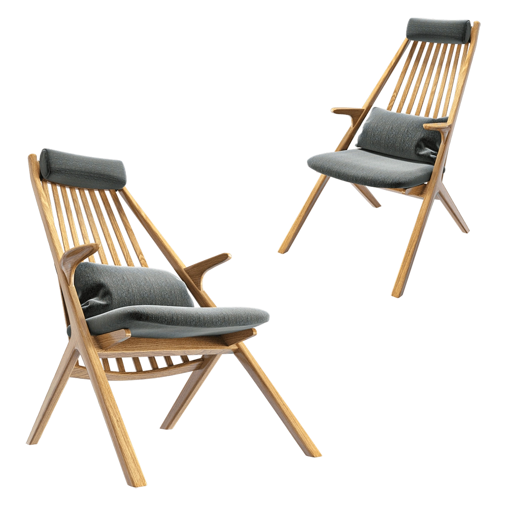 Teak House – Armchair Roppongi 3D Model