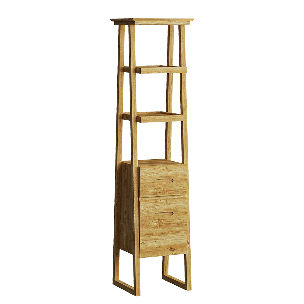 Teak House – Bathroom rack Mizu 3D Model Teak House – Bathroom rack Mizu 3D Model