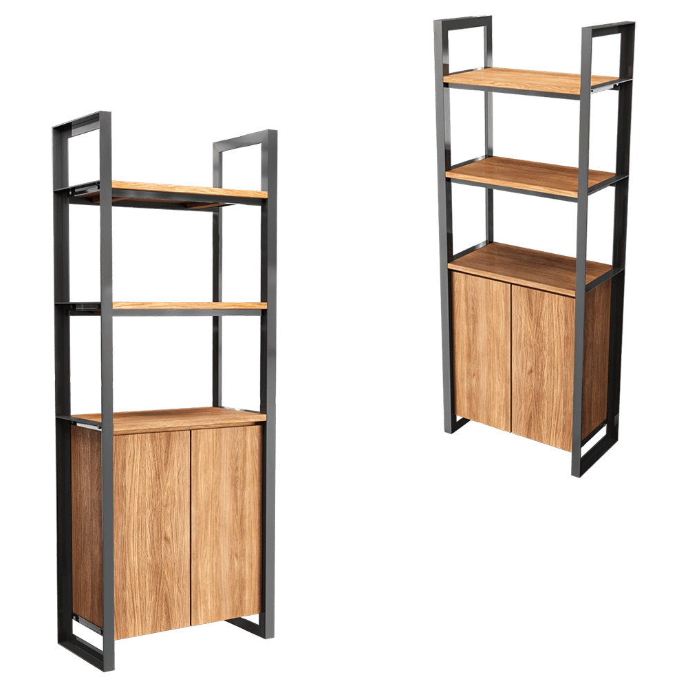 Teak House – Bookcase Fendy 75 3D Model Teak House – Bookcase Fendy 75 3D Model