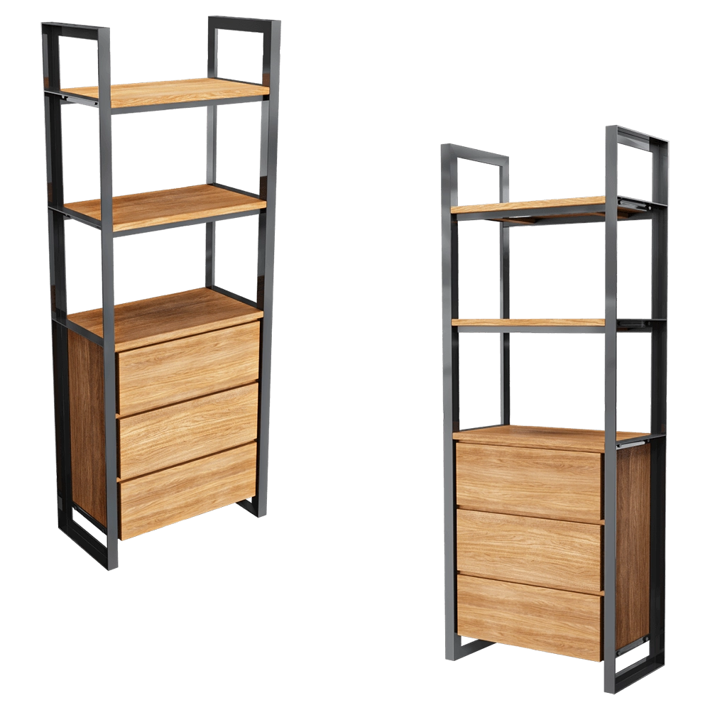 Teak House – Bookcase Fendy 75D 3D Model Teak House – Bookcase Fendy 75D 3D Model