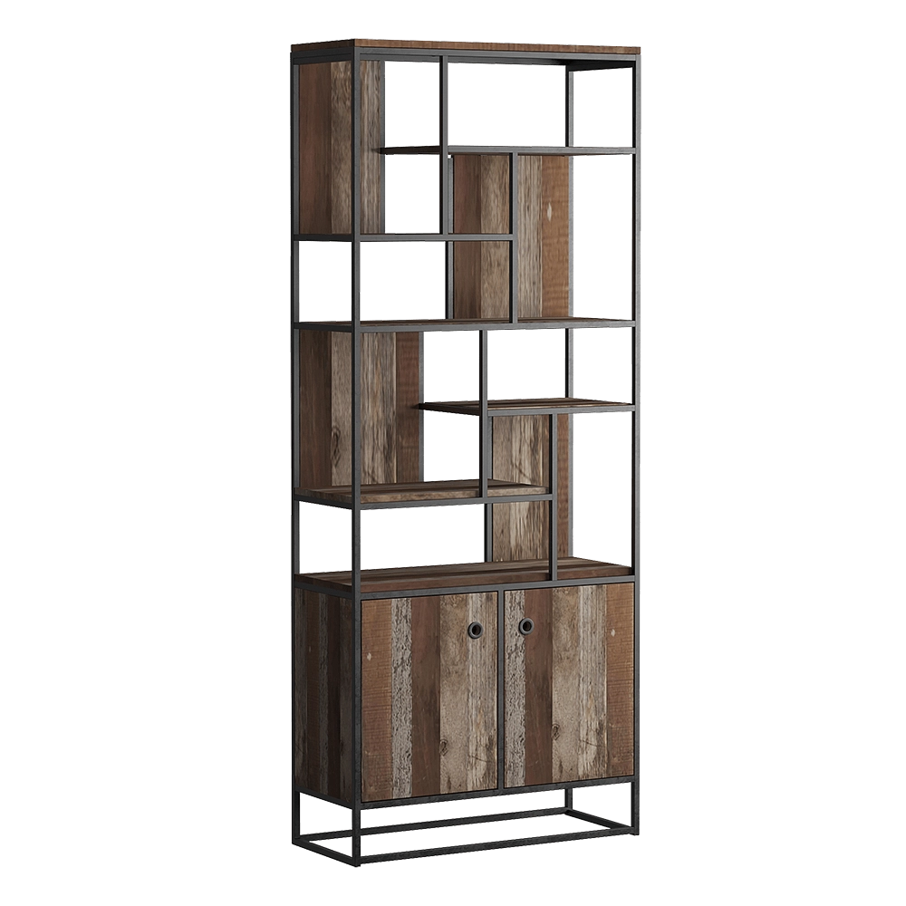Teak House – Bookshelf Tuareg 3D Model Teak House – Bookshelf Tuareg 3D Model
