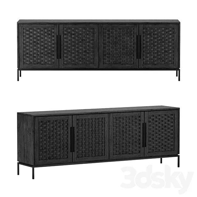 Teak House – Cabinet Karma 200 3D Model Teak House – Cabinet Karma 200 3D Model