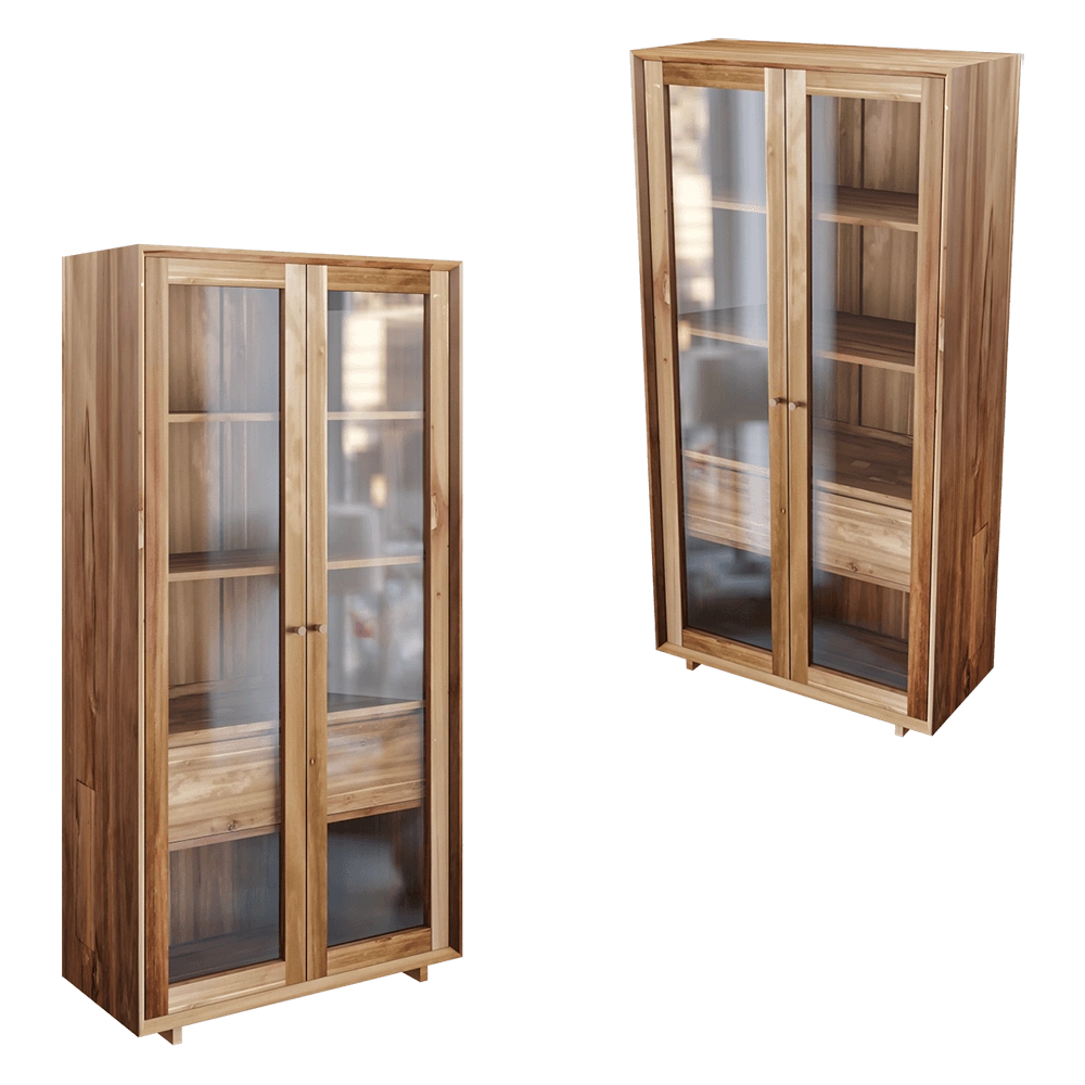 Teak House – Cupboard Jodon Glass 3D Model