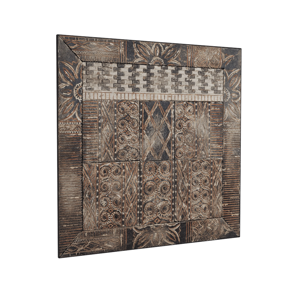 Teak House – Decorative panel Toraja 3D Model