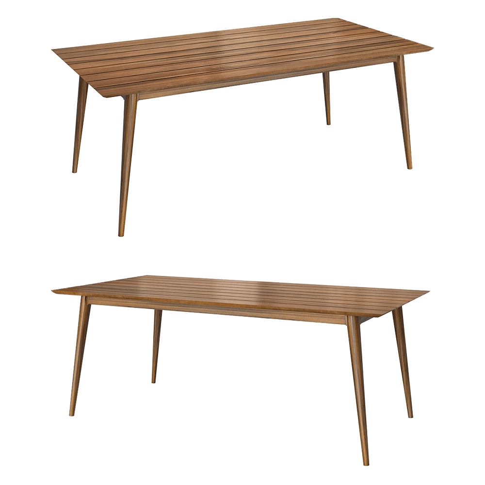Teak House – Dining table Vintage 160 3D Model