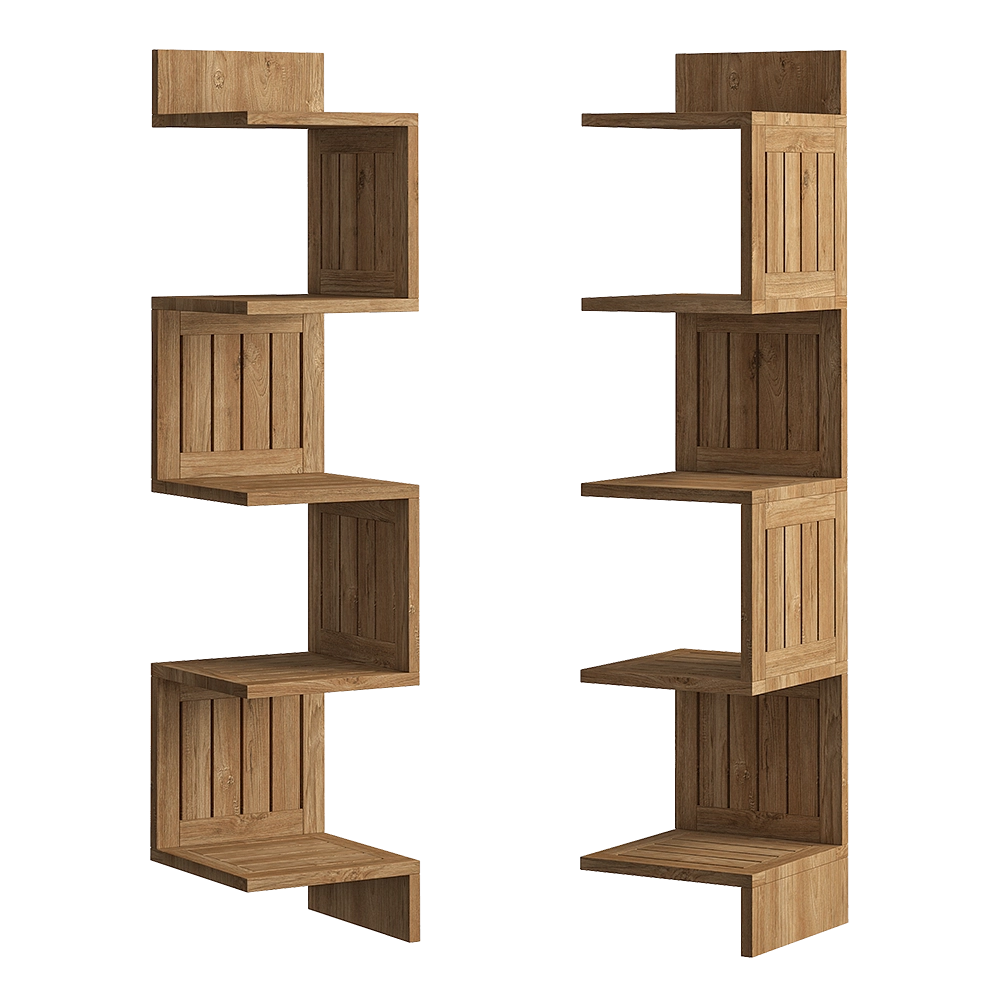Teak House – Shelf Domino 30 3D Model Teak House – Shelf Domino 30 3D Model