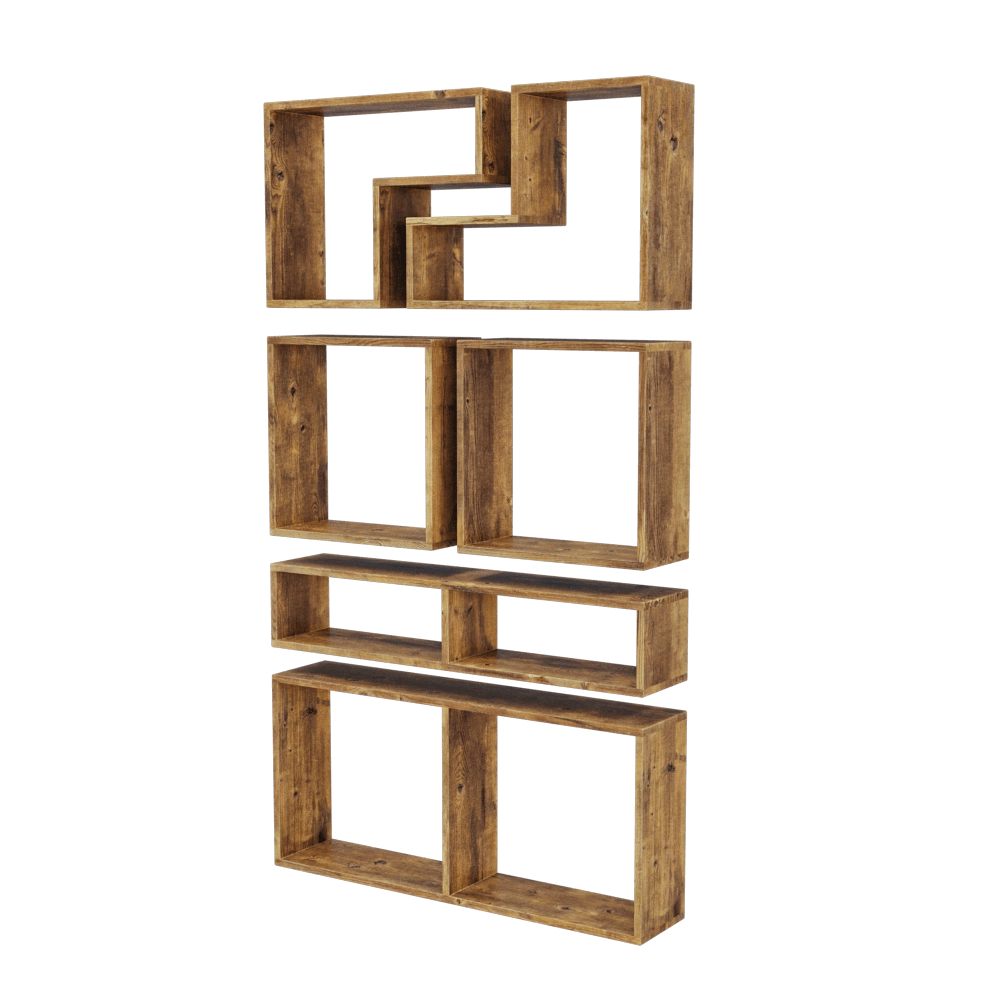 Teak House – Shelves Solo 3D Model Teak House – Shelves Solo 3D Model