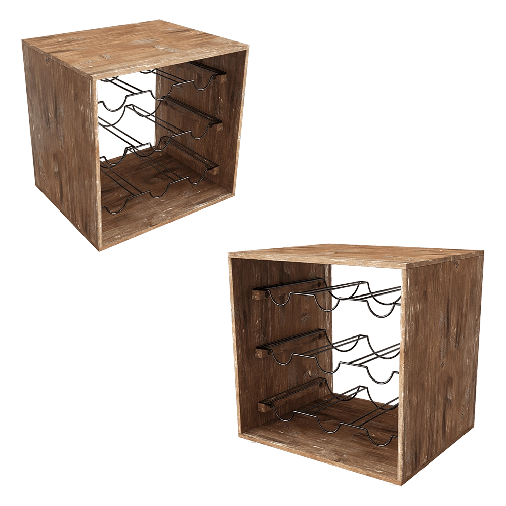 Teak House – Stand for bottles and glasses 42 3D Model Teak House – Stand for bottles and glasses 42 3D Model