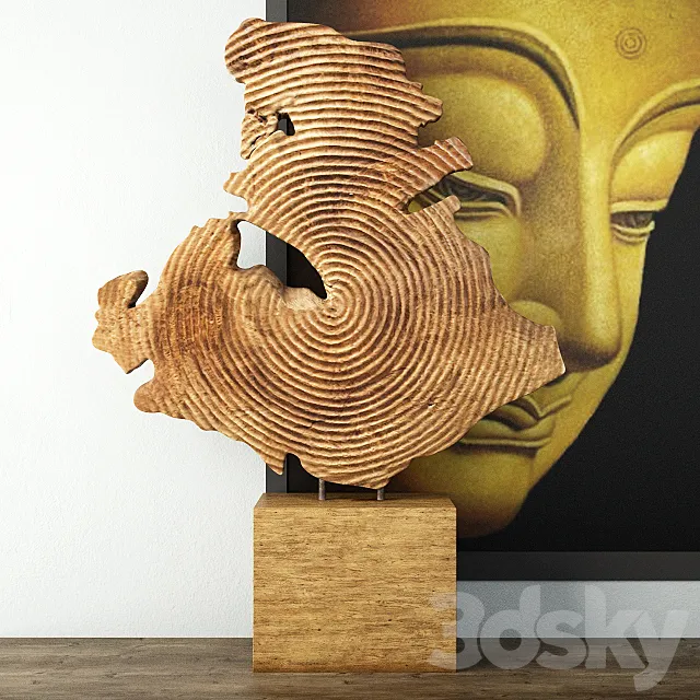 Teak Wheel 3DModel Teak Wheel 3DModel