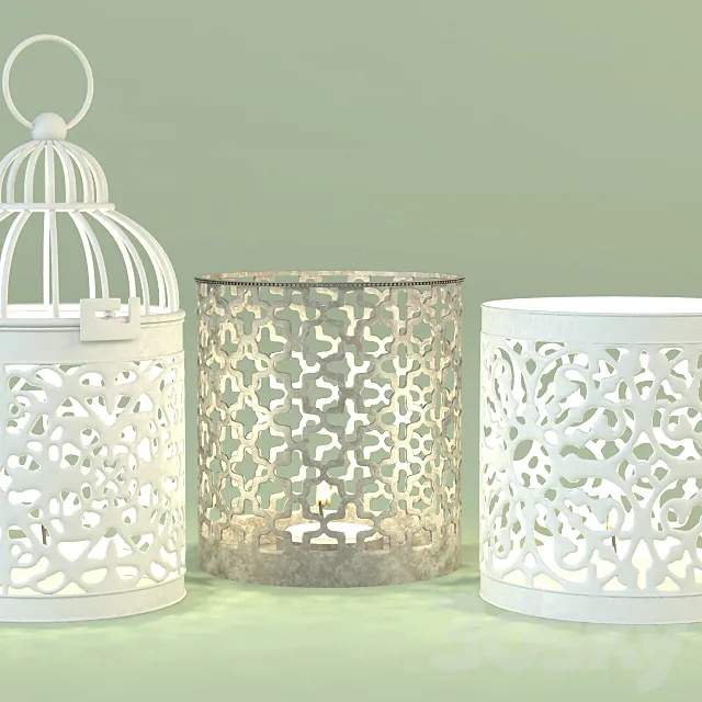 Tealight Holders _ ZARA HOME 3D Model Tealight Holders _ ZARA HOME 3D Model