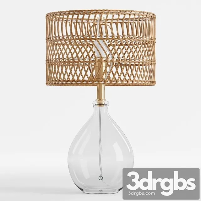 Teardrop glass table lamp Teardrop glass table lamp