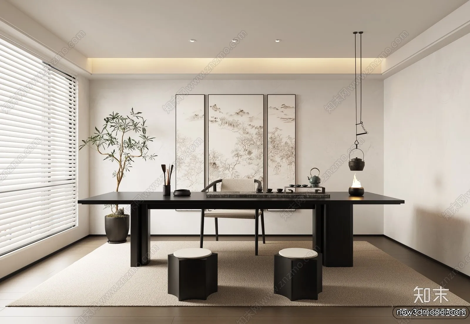 Tearoom – 3D Models – 3D Interior Scenes – 003 Tearoom – 3D Models – 3D Interior Scenes – 003