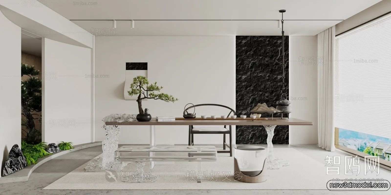 Tearoom – 3D Models – 3D Interior Scenes – 004 Tearoom – 3D Models – 3D Interior Scenes – 004