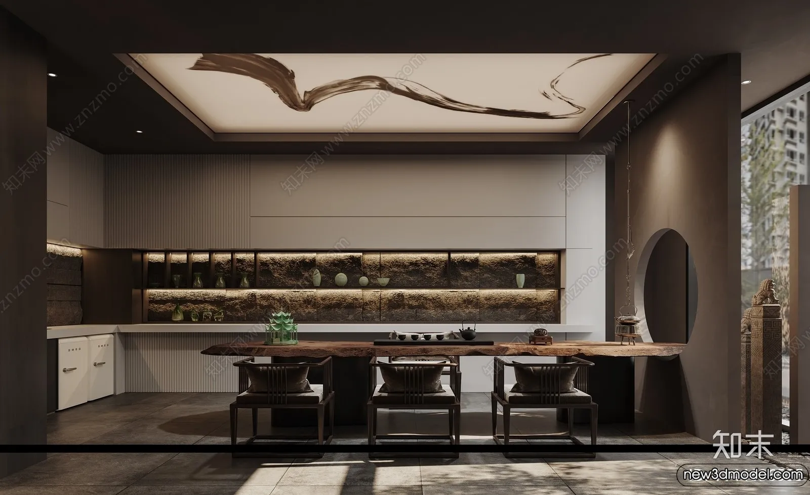 Tearoom – 3D Models – 3D Interior Scenes – 005 Tearoom – 3D Models – 3D Interior Scenes – 005