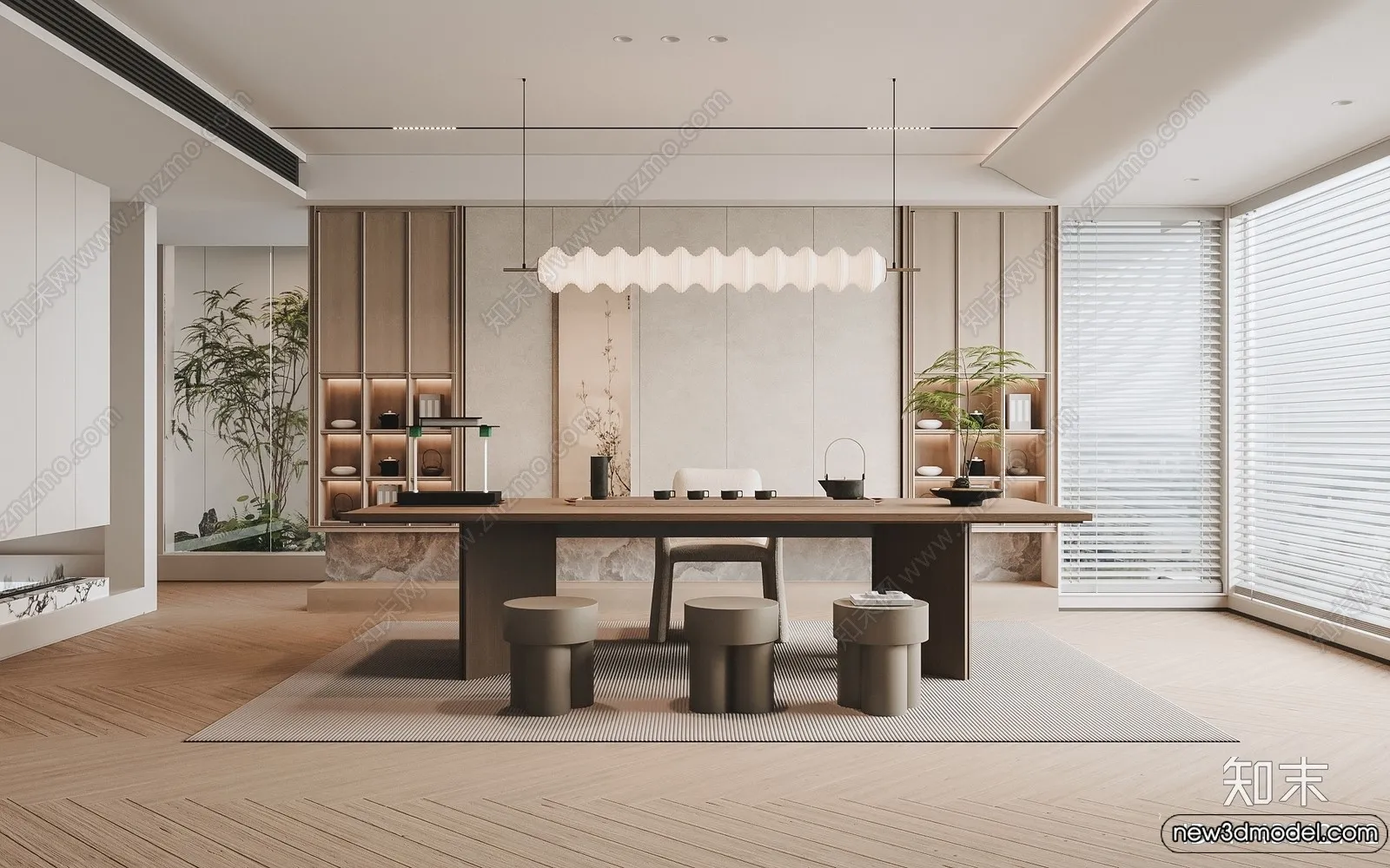 Tearoom – 3D Models – 3D Interior Scenes – 007 Tearoom – 3D Models – 3D Interior Scenes – 007