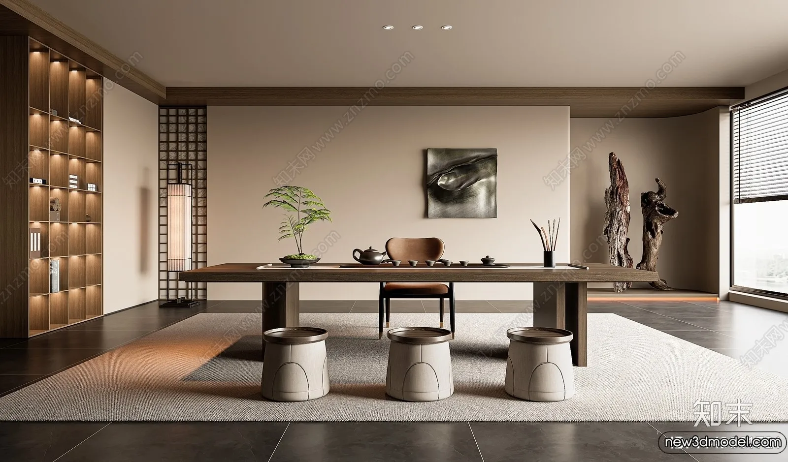 Tearoom – 3D Models – 3D Interior Scenes – 010 Tearoom – 3D Models – 3D Interior Scenes – 010