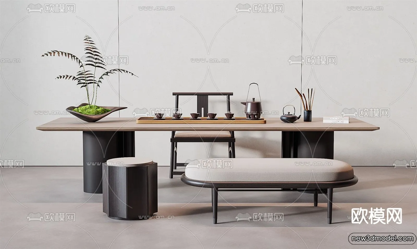 Tearoom – 3D Models – 3D Interior Scenes – 019 Tearoom – 3D Models – 3D Interior Scenes – 019