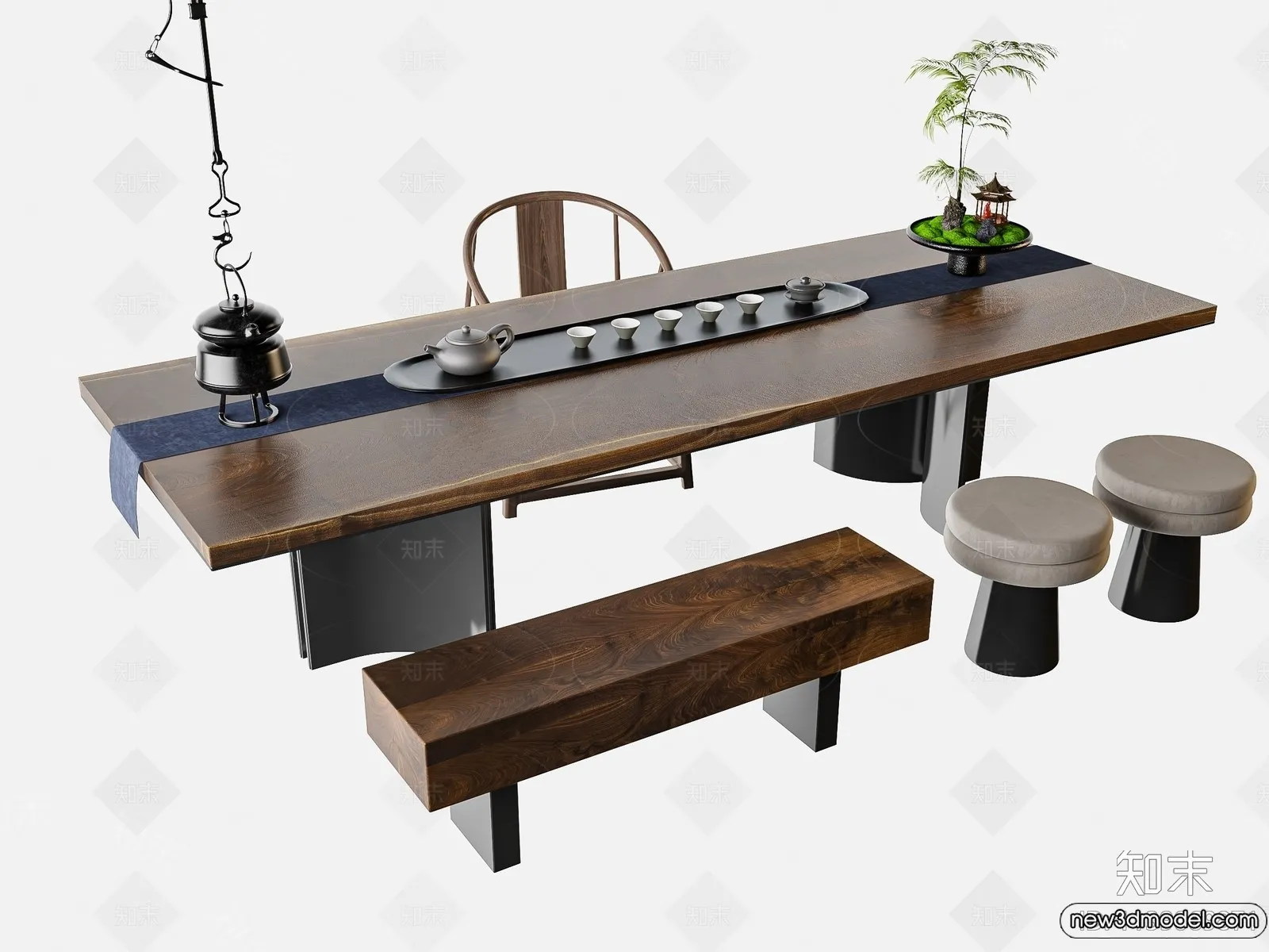 Tearoom – 3D Models – 3D Interior Scenes – 020 Tearoom – 3D Models – 3D Interior Scenes – 020