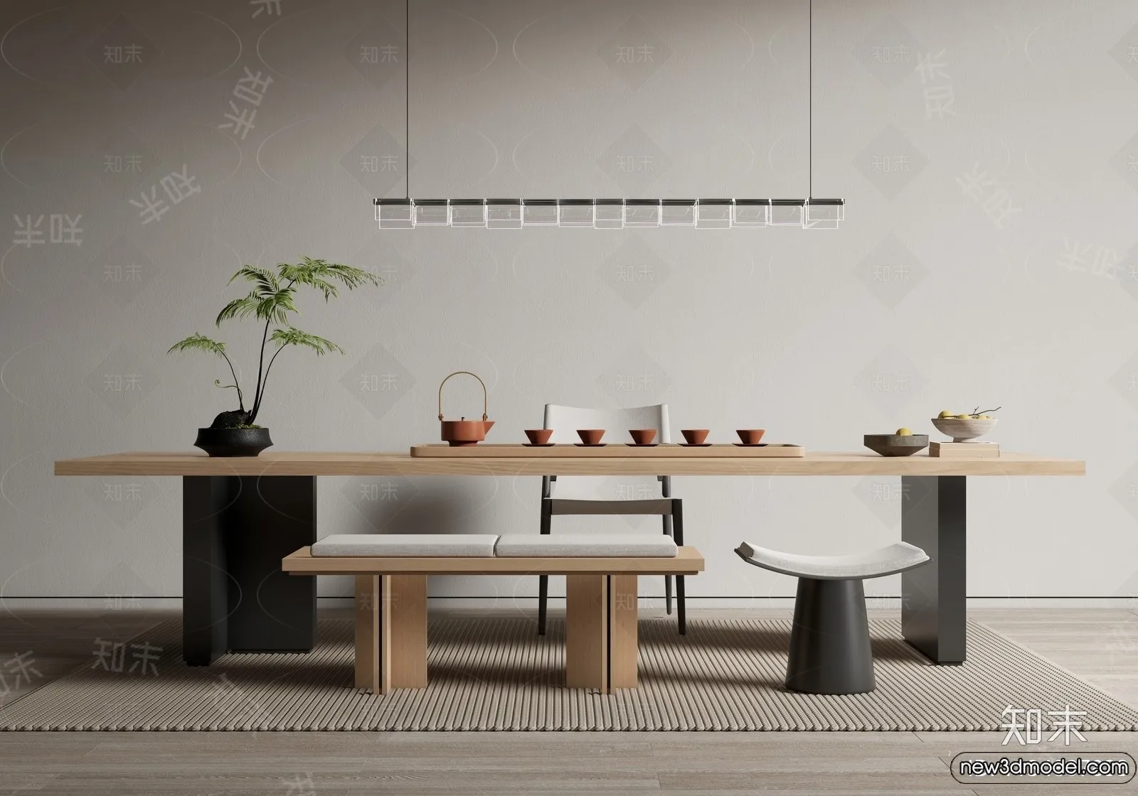 Tearoom – 3D Models – 3D Interior Scenes – 044 Tearoom – 3D Models – 3D Interior Scenes – 044