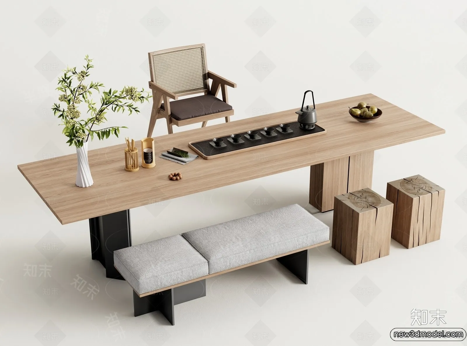 Tearoom – 3D Models – 3D Interior Scenes – 045 Tearoom – 3D Models – 3D Interior Scenes – 045