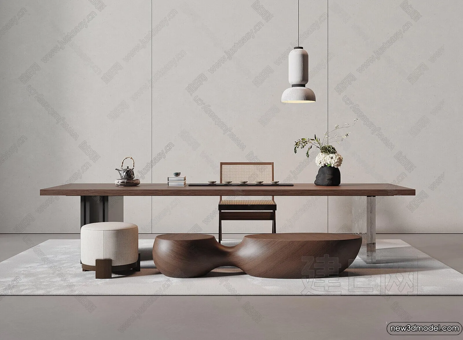 Tearoom – 3D Models – 3D Interior Scenes – 049 Tearoom – 3D Models – 3D Interior Scenes – 049