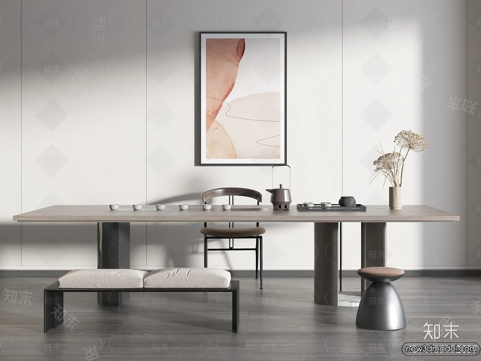 Tearoom – 3D Models – 3D Interior Scenes – 050 Tearoom – 3D Models – 3D Interior Scenes – 050